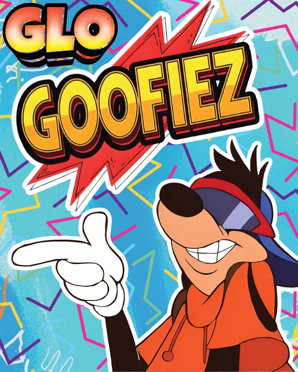 GLO Goofiez label art